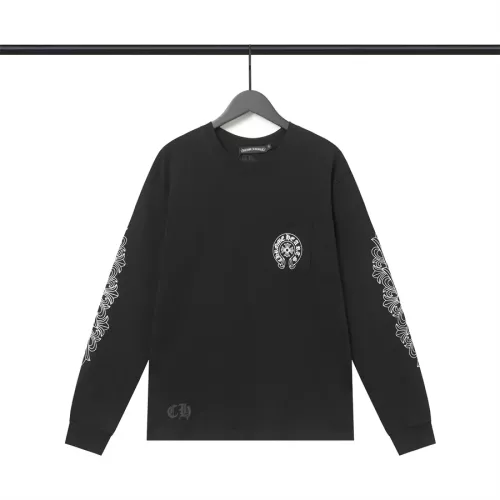 Replica Chrome Hearts T-Shirts Long Sleeved For Men #1299155 $40.00 USD for Wholesale