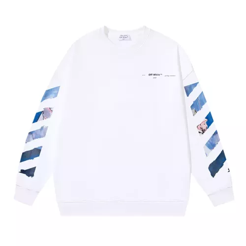 Replica Off-White Hoodies Long Sleeved For Unisex #1299256 $45.00 USD for Wholesale