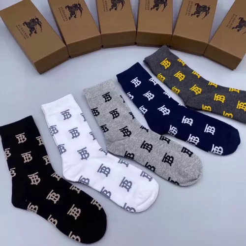 Replica Burberry Socks For Women #1299975 $29.00 USD for Wholesale