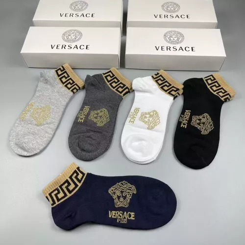 Replica Versace Socks For Men #1300602 $25.00 USD for Wholesale