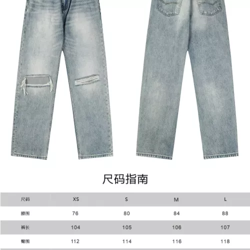 Replica Balenciaga Jeans For Unisex #1302332 $72.00 USD for Wholesale