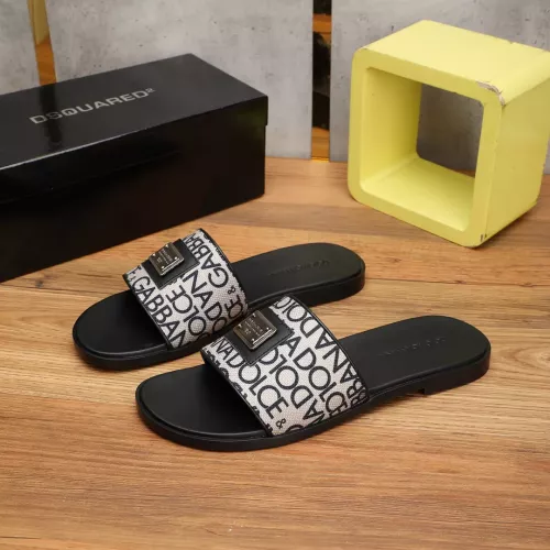 Replica Dolce & Gabbana D&G Slippers For Men #1302875 $60.00 USD for Wholesale