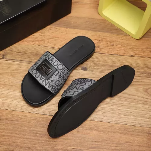 Replica Dolce & Gabbana D&G Slippers For Men #1302876 $60.00 USD for Wholesale