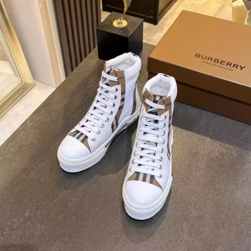 Replica Burberry High Tops Shoes For Men #1302883 $105.00 USD for Wholesale