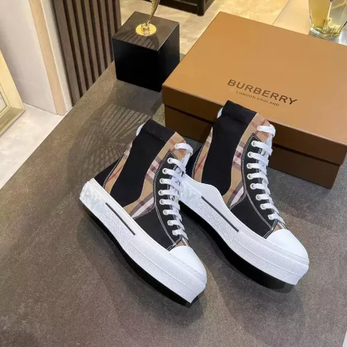 Replica Burberry High Tops Shoes For Men #1302887 $105.00 USD for Wholesale