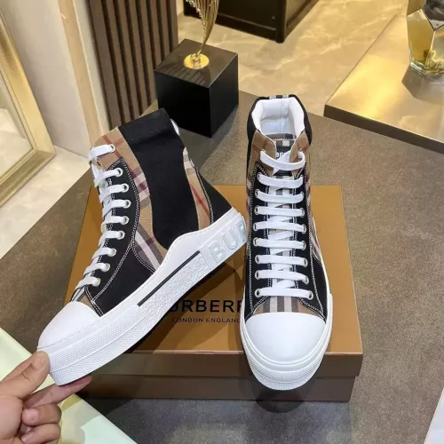 Replica Burberry High Tops Shoes For Men #1302887 $105.00 USD for Wholesale