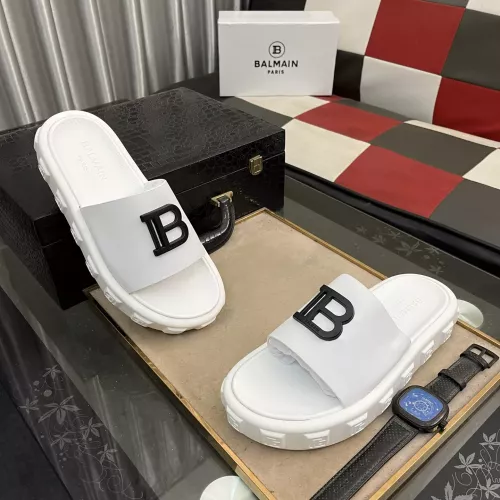 Replica Balmain Slippers For Men #1302971 $56.00 USD for Wholesale