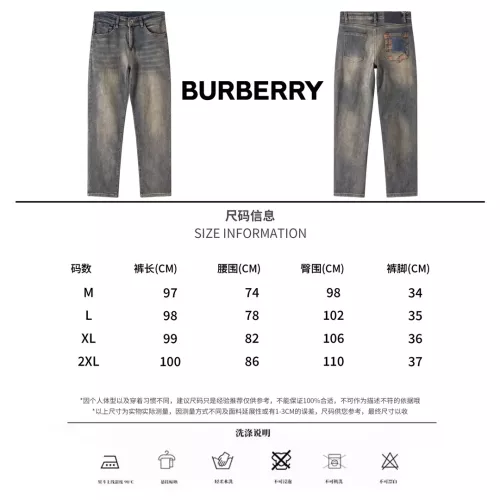 Replica Burberry Jeans For Men #1303271 $48.00 USD for Wholesale