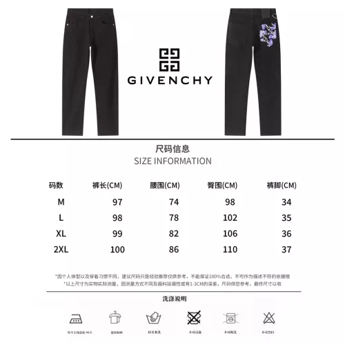 Replica Givenchy Jeans For Men #1303292 $48.00 USD for Wholesale