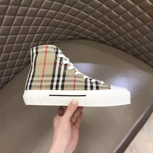 Replica Burberry High Tops Shoes For Men #1303595 $82.00 USD for Wholesale