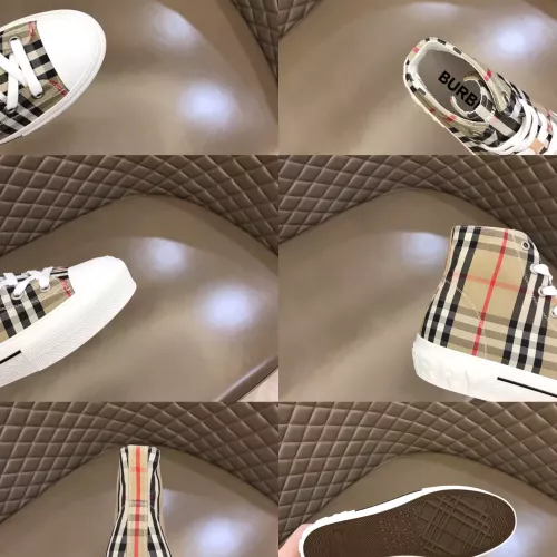 Replica Burberry High Tops Shoes For Men #1303595 $82.00 USD for Wholesale