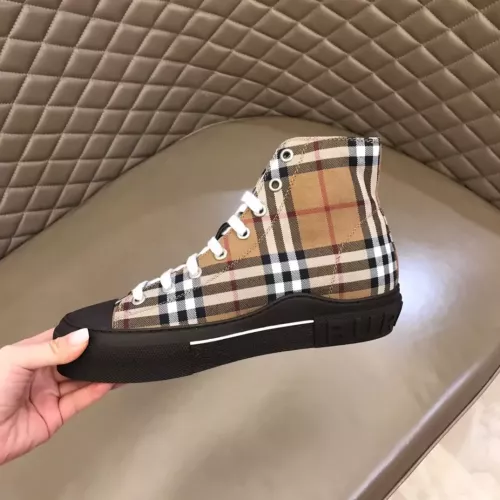 Replica Burberry High Tops Shoes For Men #1303596 $82.00 USD for Wholesale