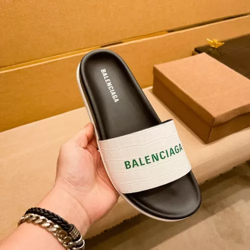 Replica Balenciaga Slippers For Men #1303833 $52.00 USD for Wholesale