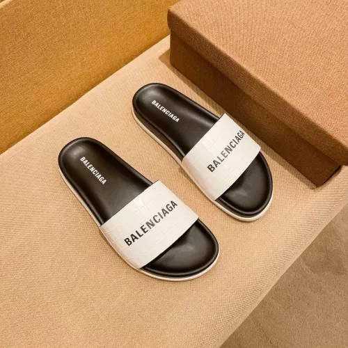 Replica Balenciaga Slippers For Men #1303834 $52.00 USD for Wholesale