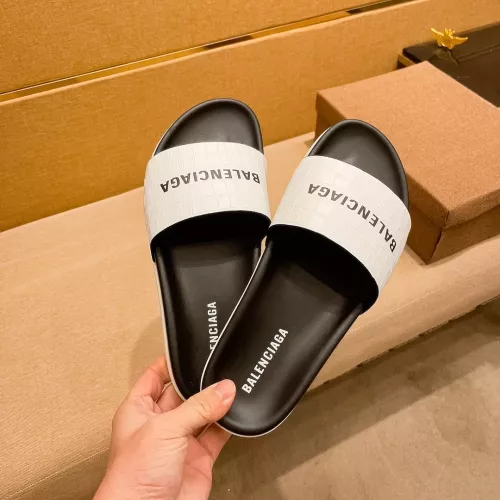 Replica Balenciaga Slippers For Men #1303834 $52.00 USD for Wholesale