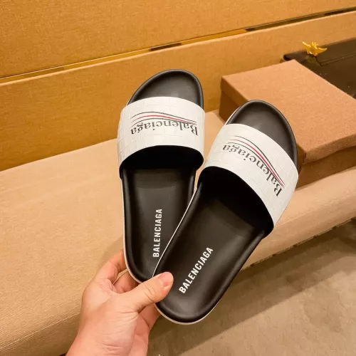 Replica Balenciaga Slippers For Men #1303835 $52.00 USD for Wholesale