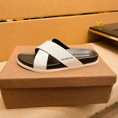 Replica Balenciaga Slippers For Men #1303836 $52.00 USD for Wholesale