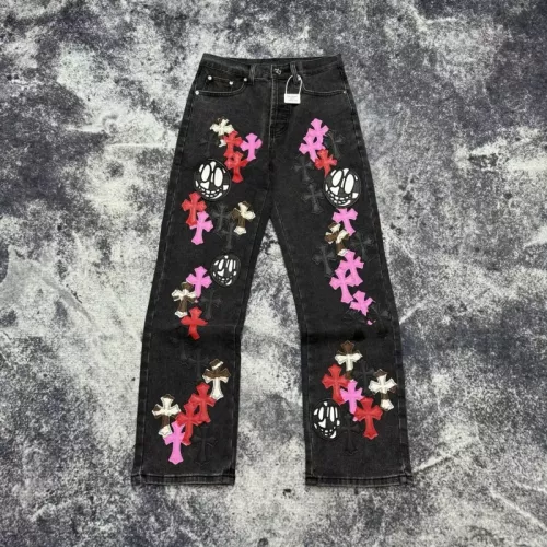 Replica Chrome Hearts Jeans For Unisex #1304306 $64.00 USD for Wholesale