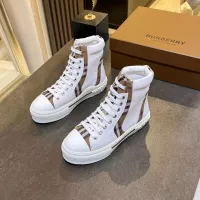 $105.00 USD Burberry High Tops Shoes For Men #1302883