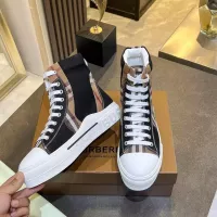 $105.00 USD Burberry High Tops Shoes For Men #1302887