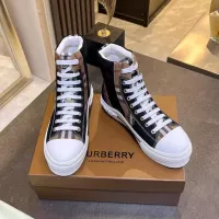 $105.00 USD Burberry High Tops Shoes For Women #1302888