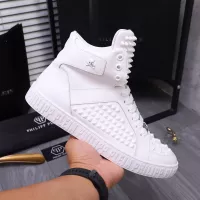 $130.00 USD Philipp Plein PP High Tops Shoes For Men #1304032