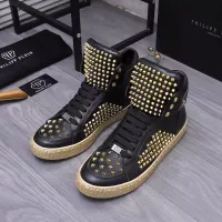 $130.00 USD Philipp Plein PP High Tops Shoes For Men #1304035