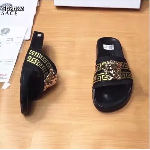 Replica Versace Slippers For Men #1311160 $45.00 USD for Wholesale