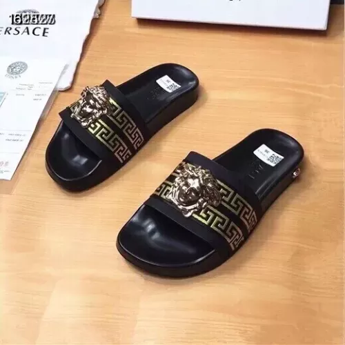 Replica Versace Slippers For Men #1311160 $45.00 USD for Wholesale