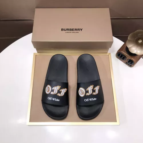 Replica Off-White Slippers For Men #1317146 $56.00 USD for Wholesale