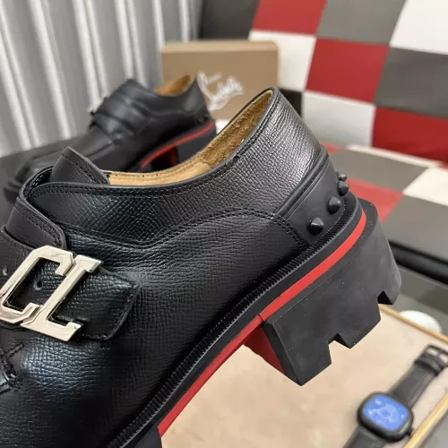 Replica Christian Louboutin Leather Shoes For Men #1317977 $140.00 USD for Wholesale