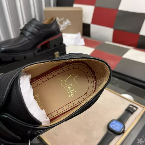 Replica Christian Louboutin Leather Shoes For Men #1317977 $140.00 USD for Wholesale