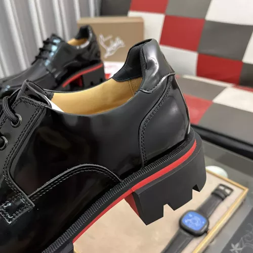 Replica Christian Louboutin Leather Shoes For Men #1317979 $140.00 USD for Wholesale