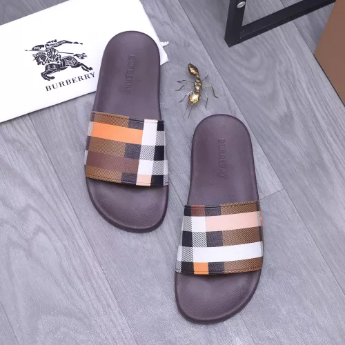 Replica Burberry Slippers For Men #1318092 $48.00 USD for Wholesale