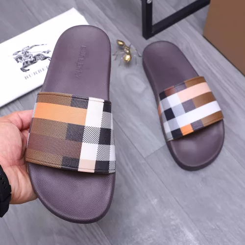 Replica Burberry Slippers For Men #1318092 $48.00 USD for Wholesale