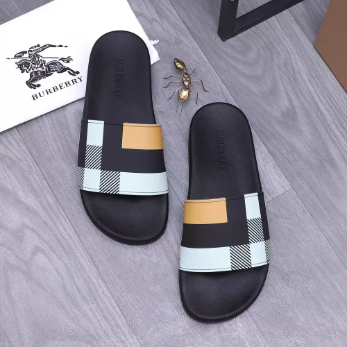 Replica Burberry Slippers For Men #1318102 $48.00 USD for Wholesale