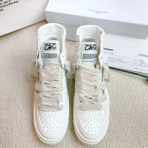 Replica Off-White High Tops Shoes For Men #1319149 $112.00 USD for Wholesale