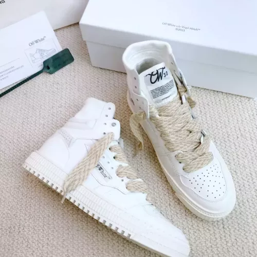 Replica Off-White High Tops Shoes For Men #1319151 $112.00 USD for Wholesale