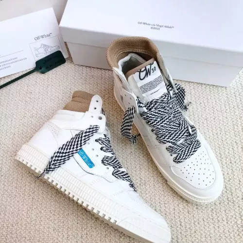 Replica Off-White High Tops Shoes For Men #1319153 $112.00 USD for Wholesale