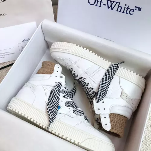 Replica Off-White High Tops Shoes For Women #1319154 $112.00 USD for Wholesale