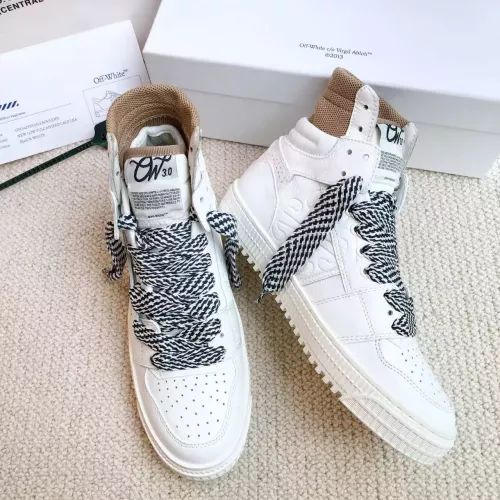 Replica Off-White High Tops Shoes For Women #1319154 $112.00 USD for Wholesale