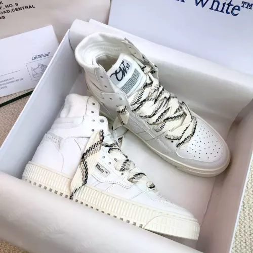 Replica Off-White High Tops Shoes For Men #1319155 $112.00 USD for Wholesale