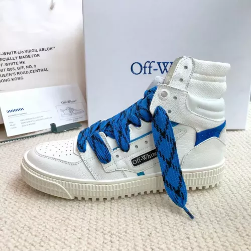Replica Off-White High Tops Shoes For Men #1319157 $112.00 USD for Wholesale