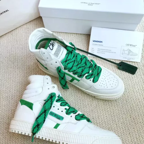 Replica Off-White High Tops Shoes For Women #1319160 $112.00 USD for Wholesale