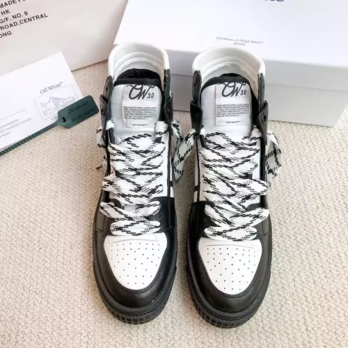Replica Off-White High Tops Shoes For Men #1319161 $112.00 USD for Wholesale