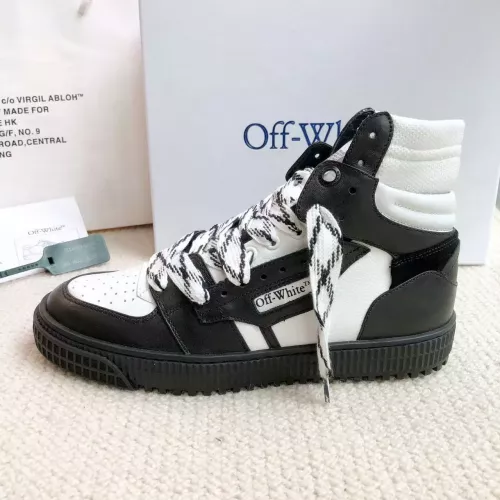 Replica Off-White High Tops Shoes For Men #1319161 $112.00 USD for Wholesale