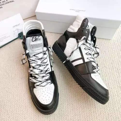 Replica Off-White High Tops Shoes For Men #1319161 $112.00 USD for Wholesale