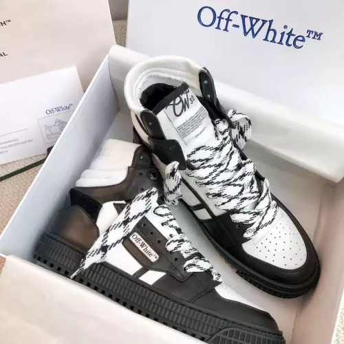 Replica Off-White High Tops Shoes For Men #1319161 $112.00 USD for Wholesale