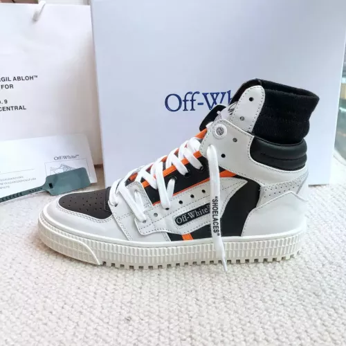 Replica Off-White High Tops Shoes For Women #1319165 $112.00 USD for Wholesale