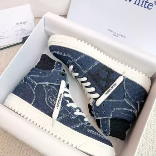 Replica Off-White High Tops Shoes For Men #1319166 $112.00 USD for Wholesale